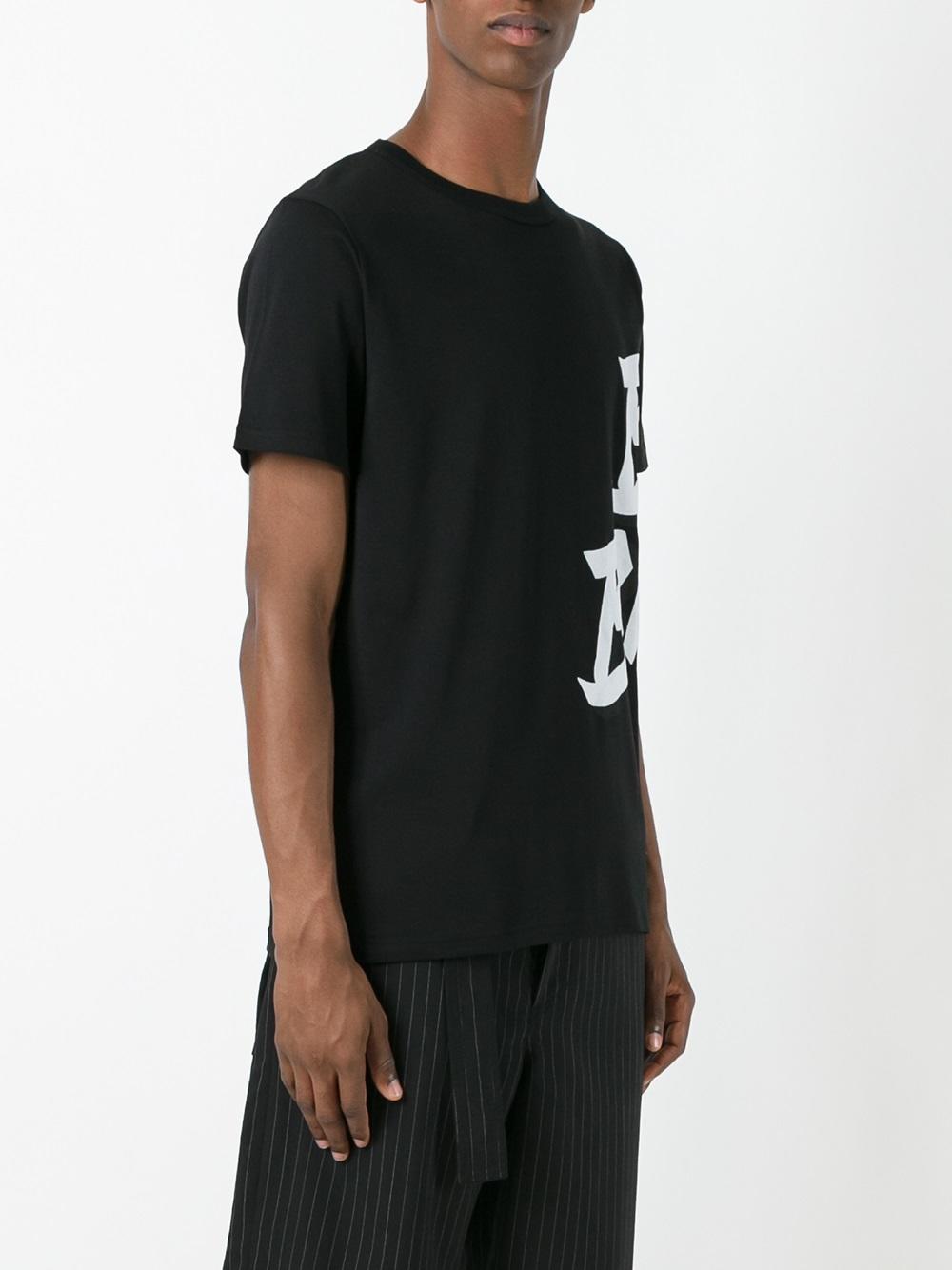 stylised print T-shirt