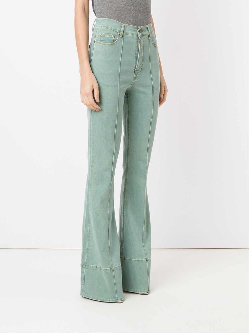 flared skinny jeans