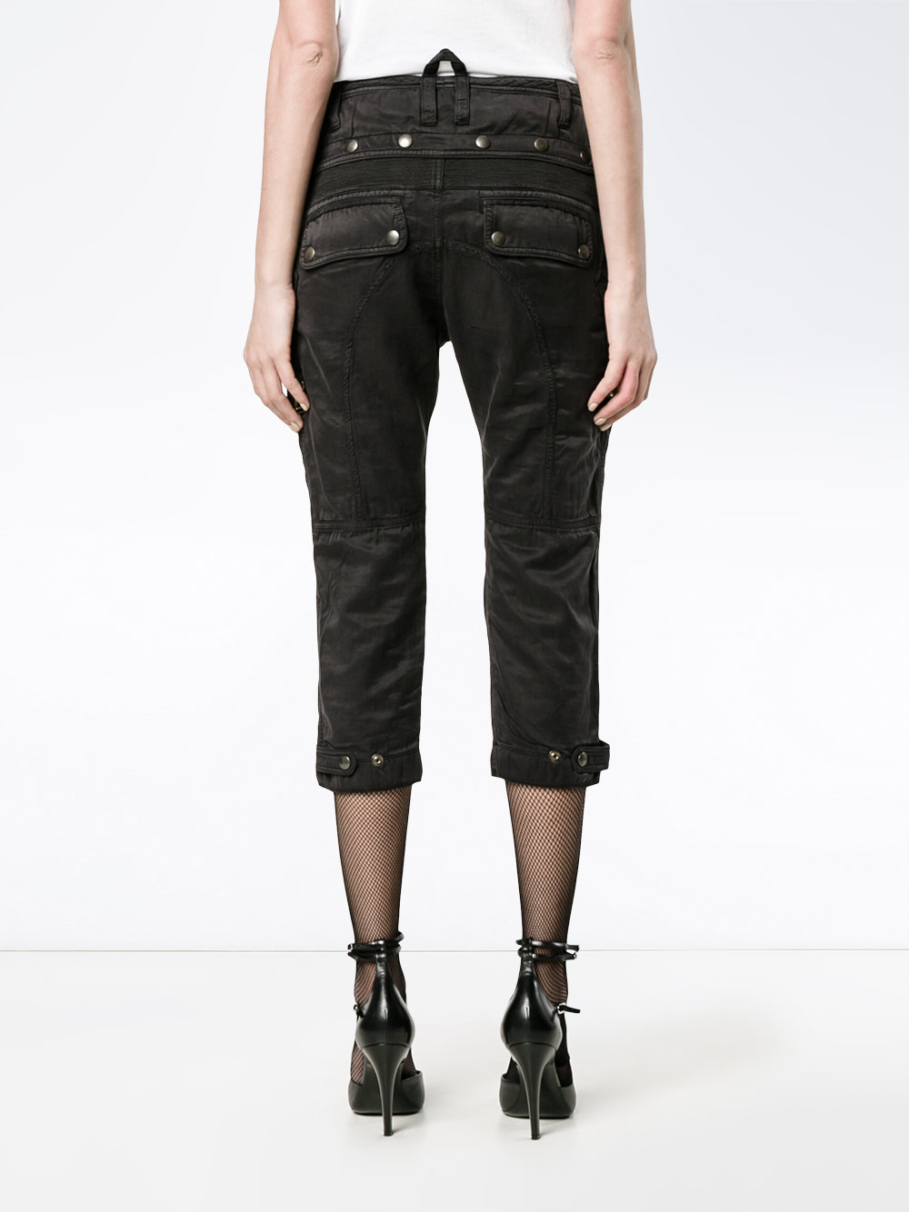 cropped cargo trousers 