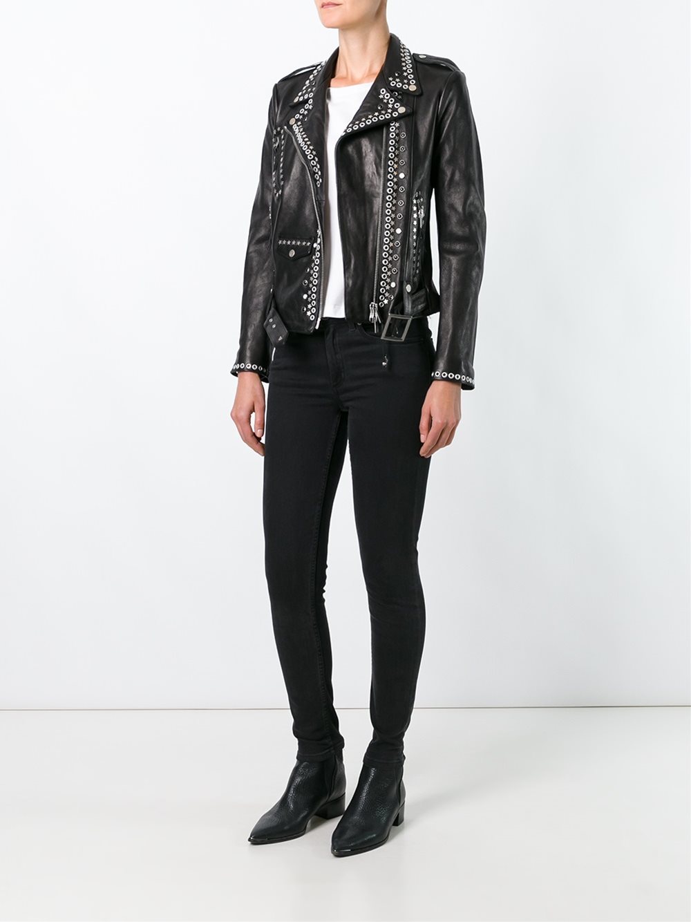 studded biker jacket