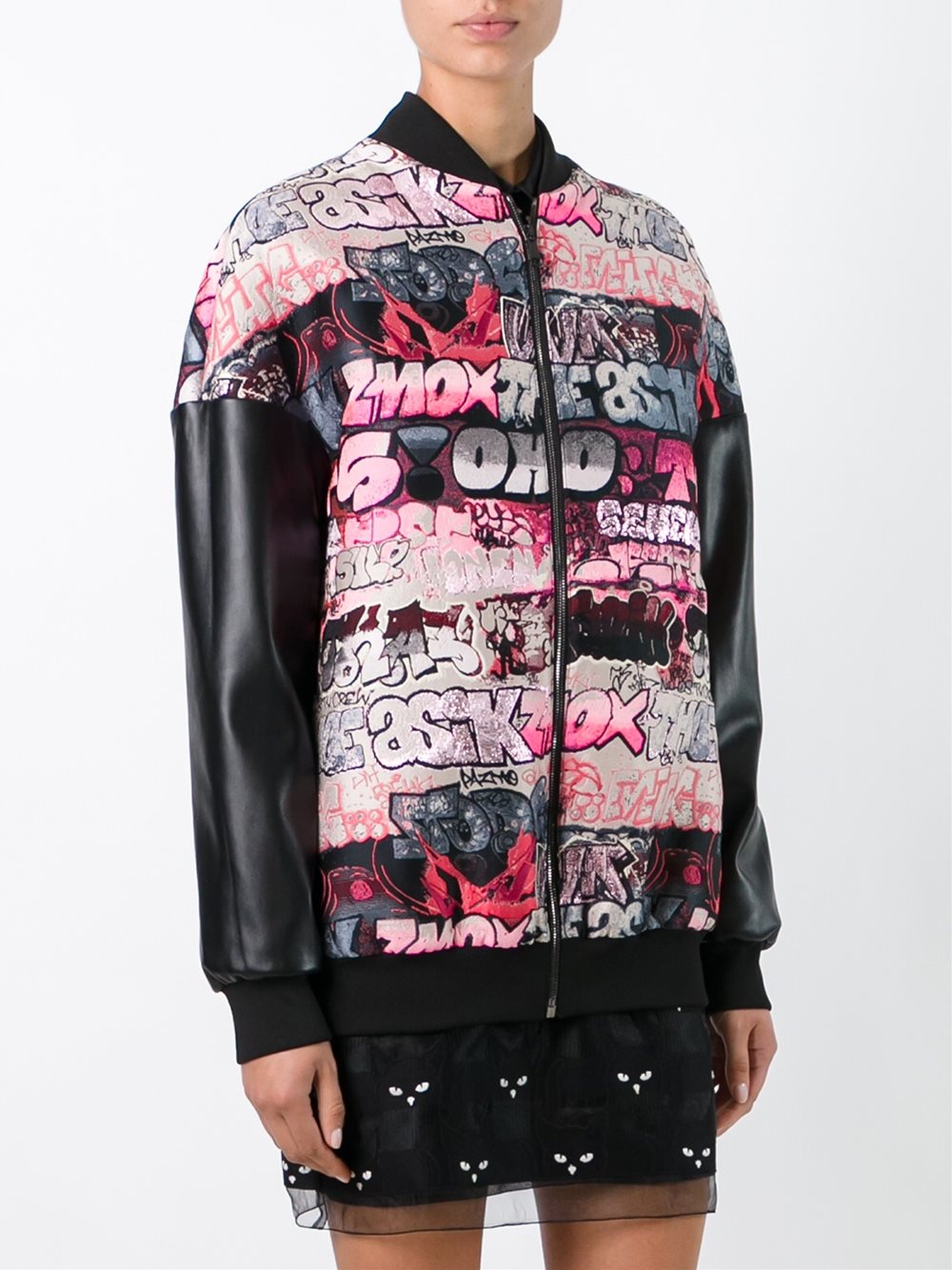 graffiti bomber jacket