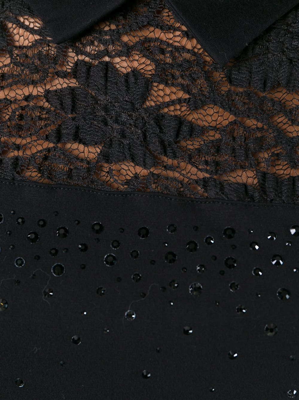 lace detail blouse