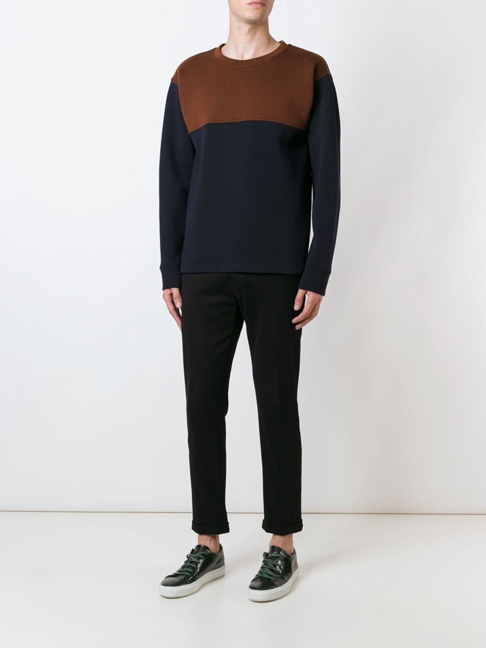 colour block sweatshirt