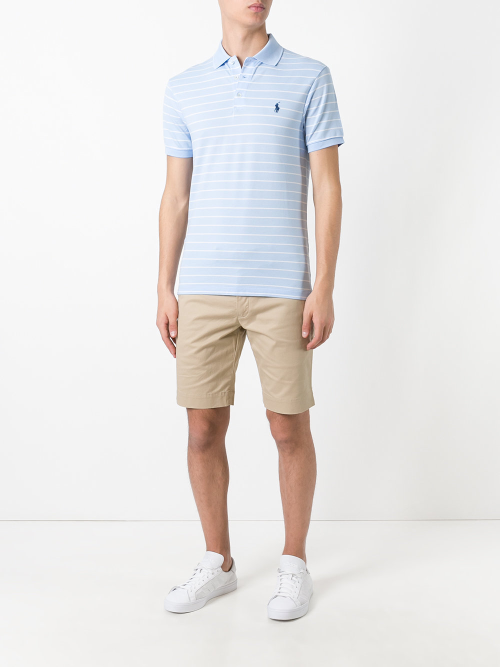 striped polo shirt 