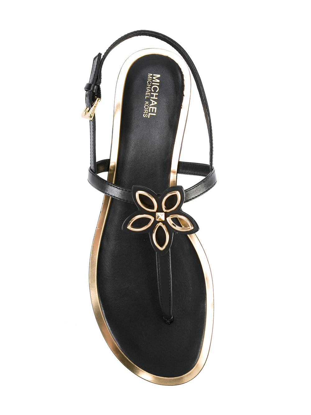 flower T-bar sandals