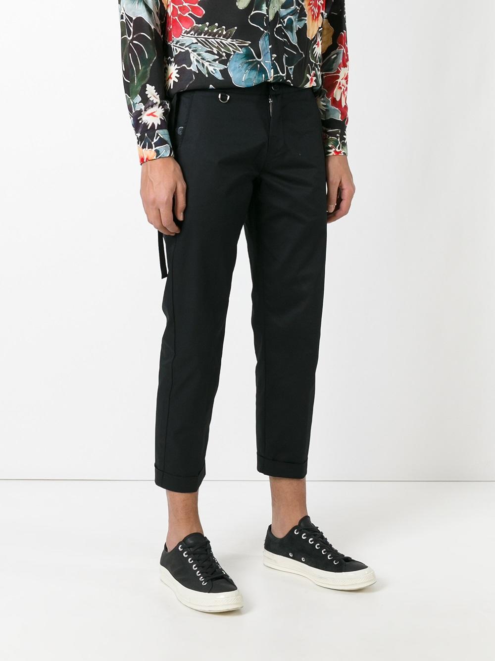 cropped trousers
