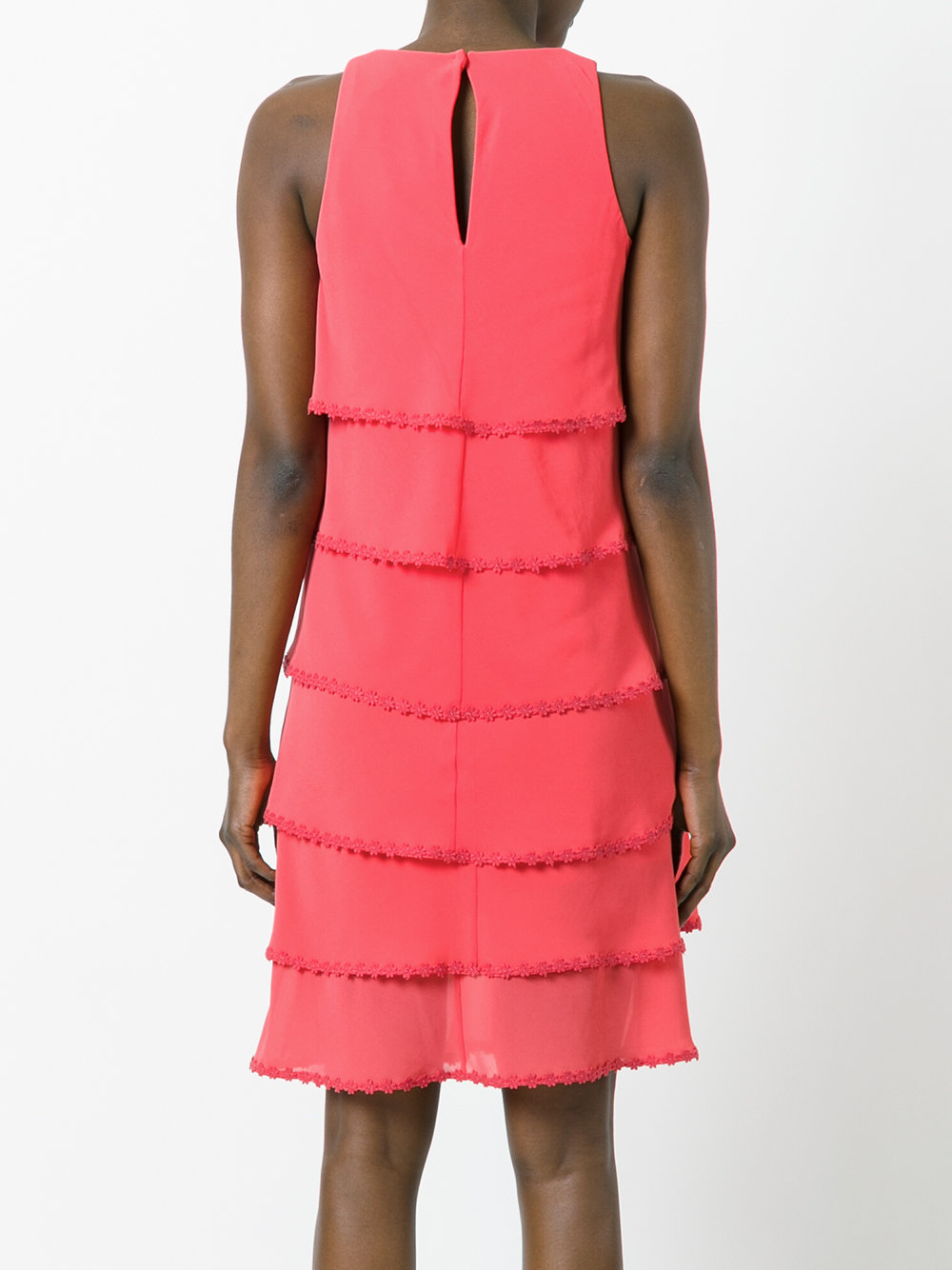 layered flared dress