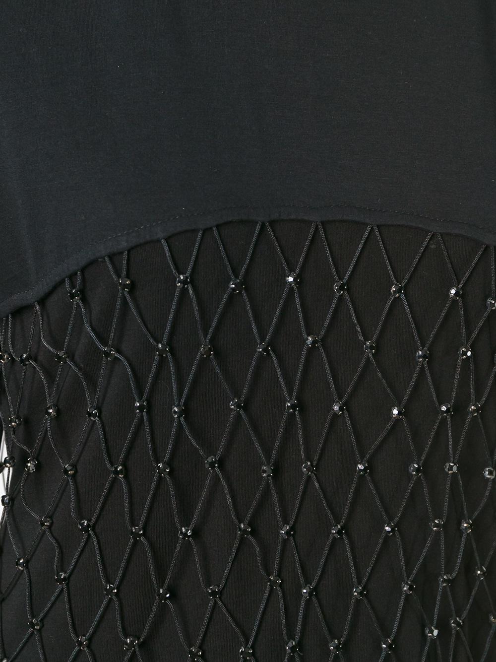 mesh panel T-shirt