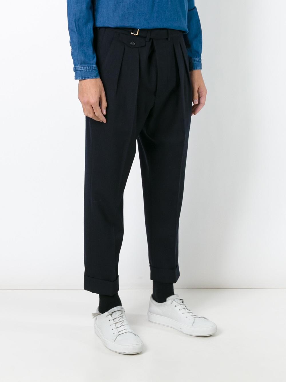 cropped trousers