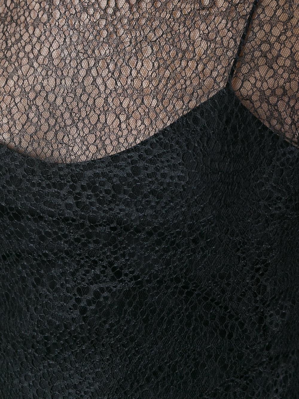 slit longsleeves sheer blouse