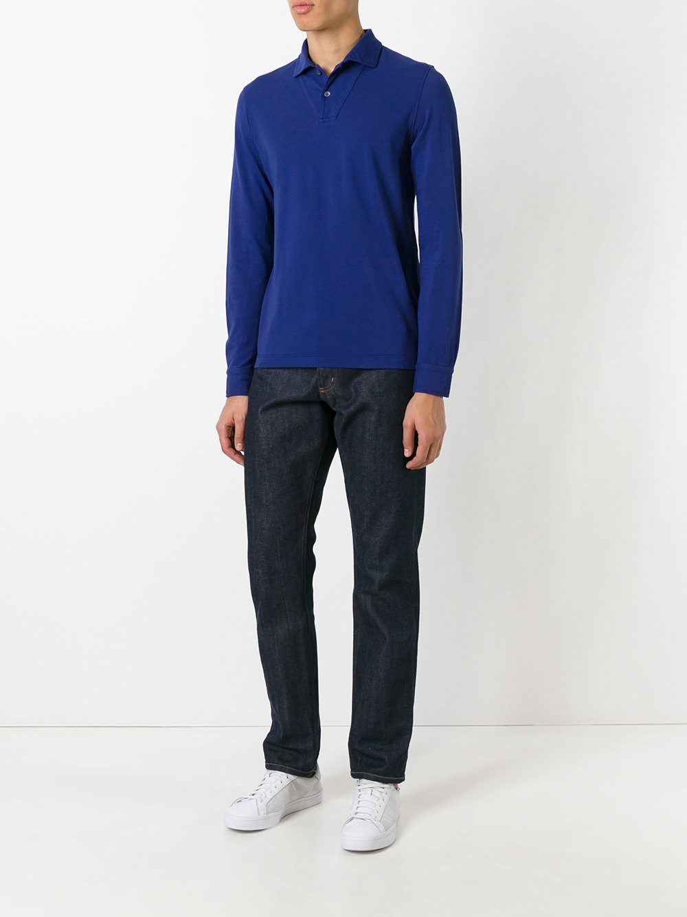 long sleeve polo shirt