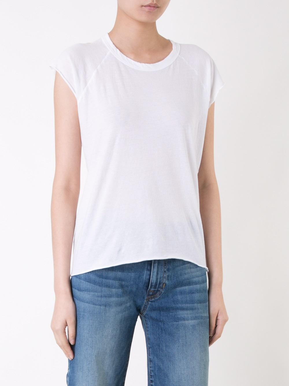 ripped sleeves T-shirt 