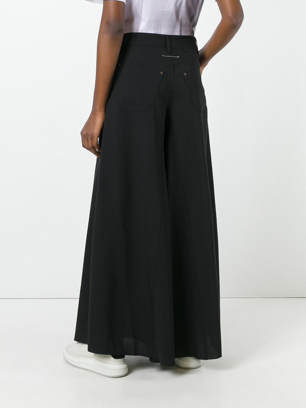 ruffled palazzo pants