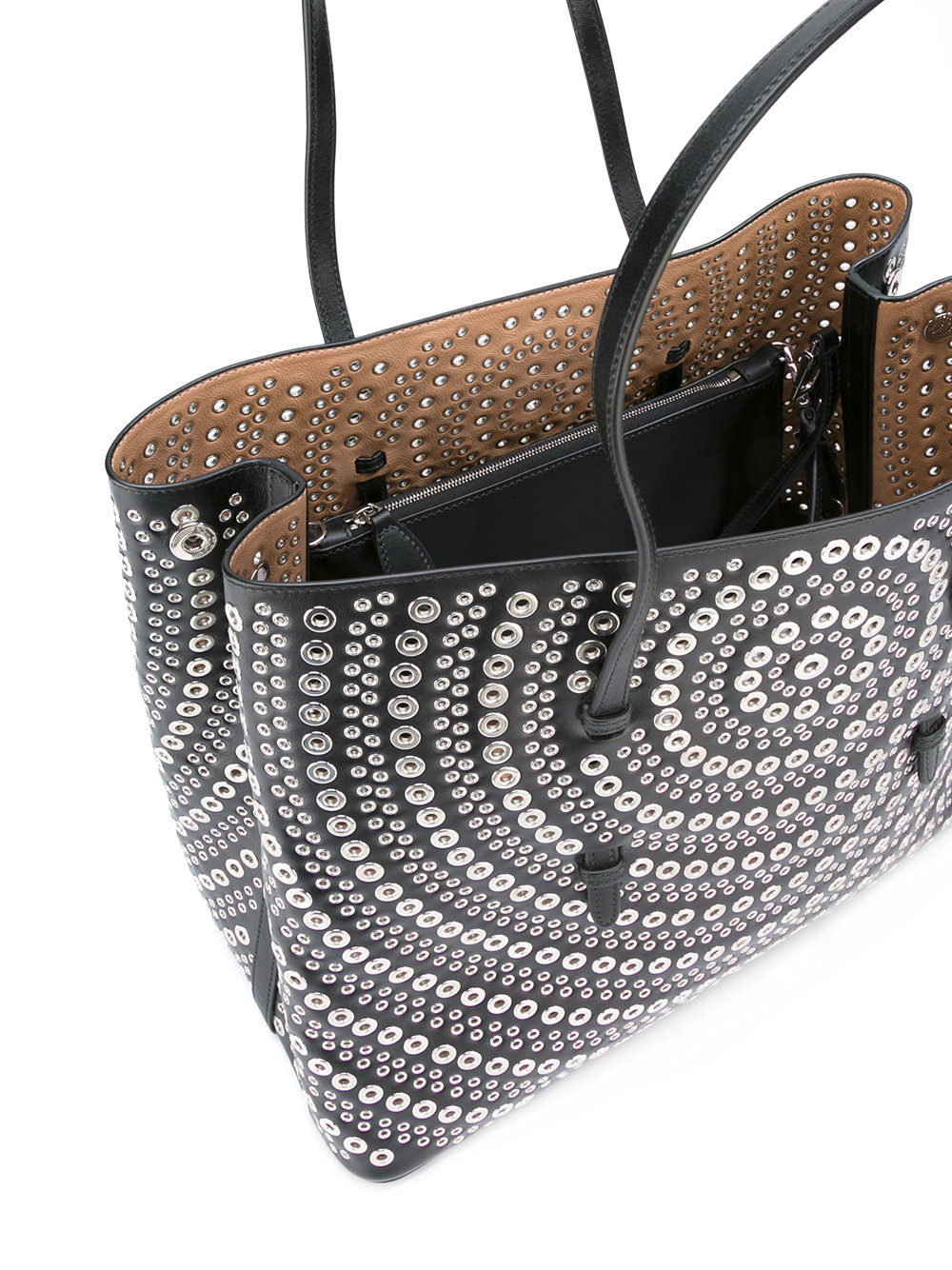 studded tote bag