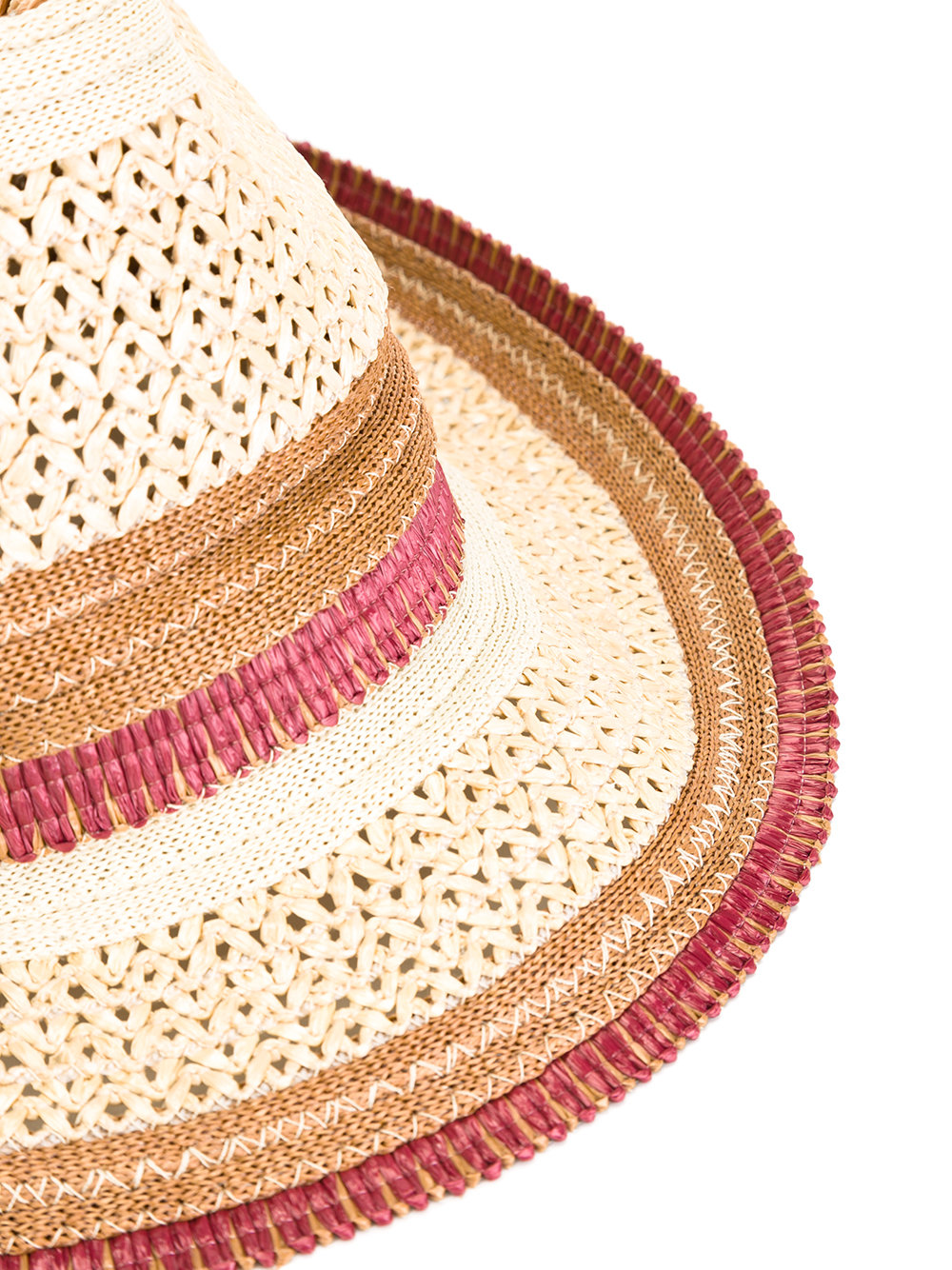 contrast straw hat
