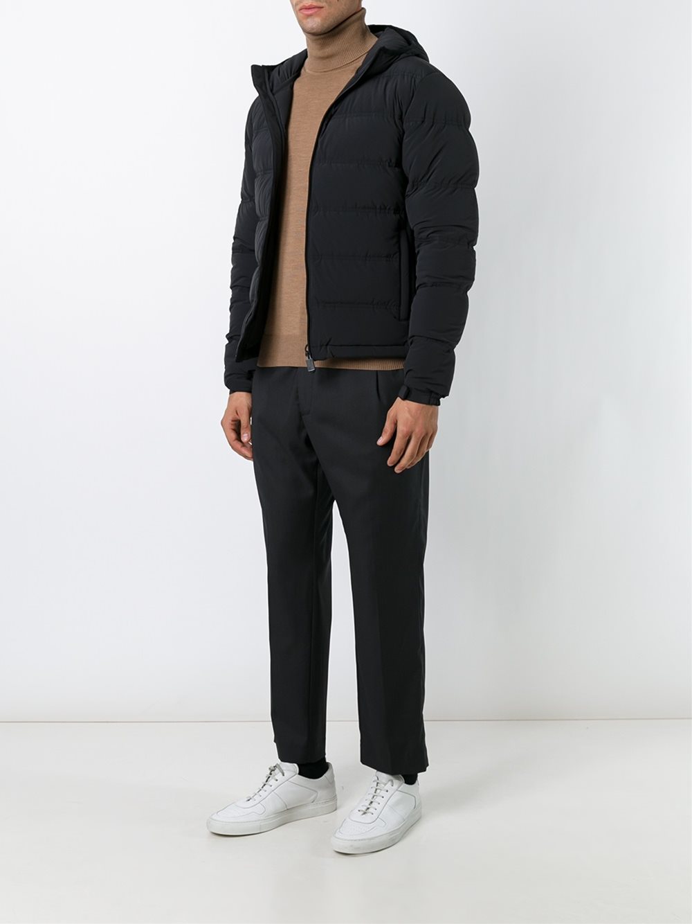 front pleat trousers