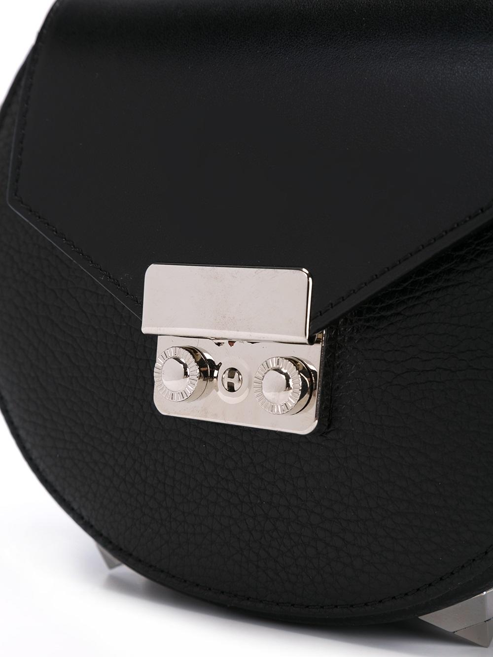mini studded round tote
