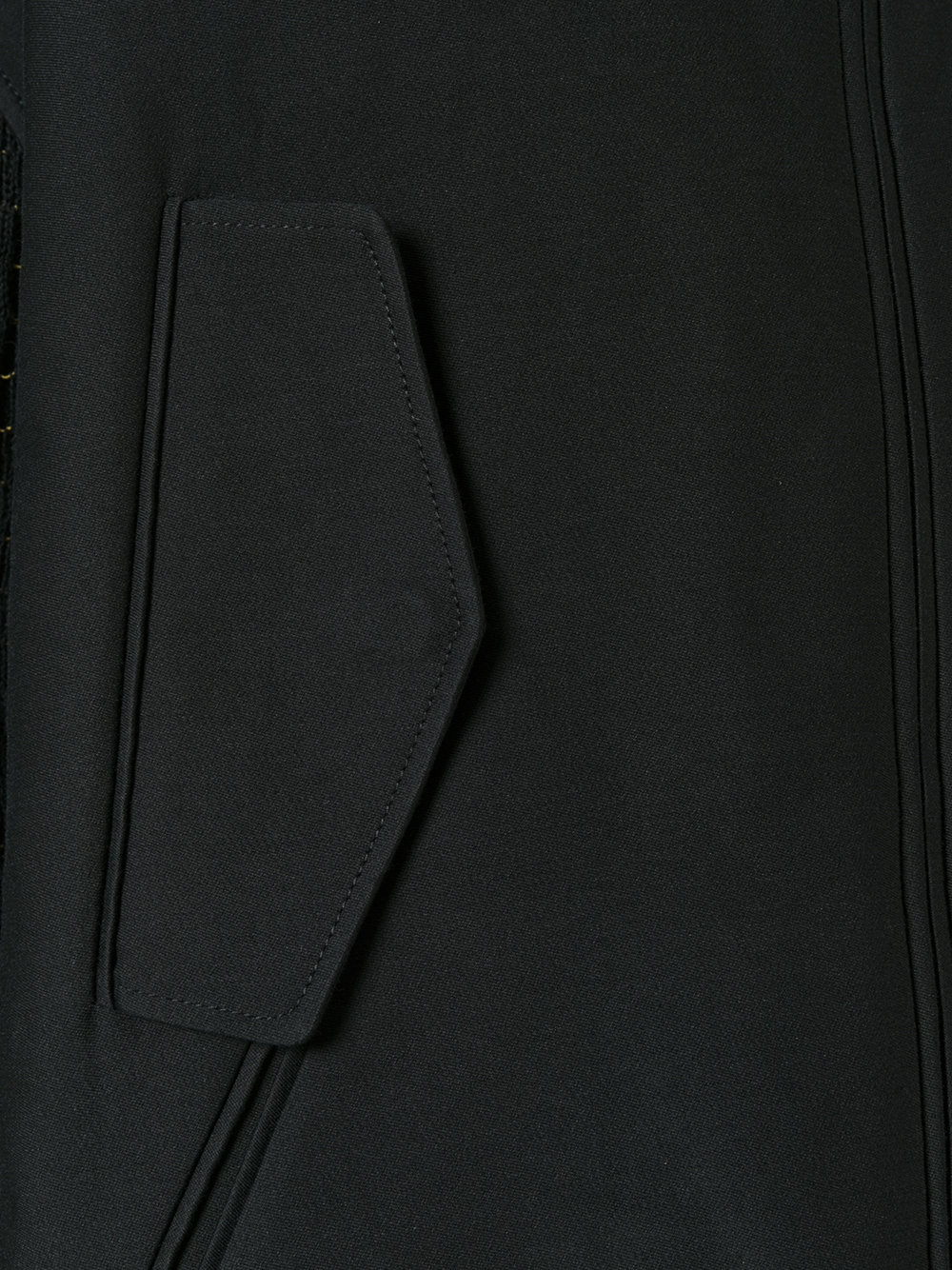 sleeveless oversize jacket