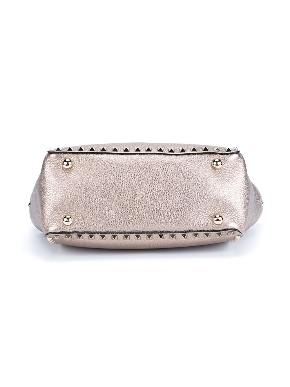'Rockstud'小号梯形手提包