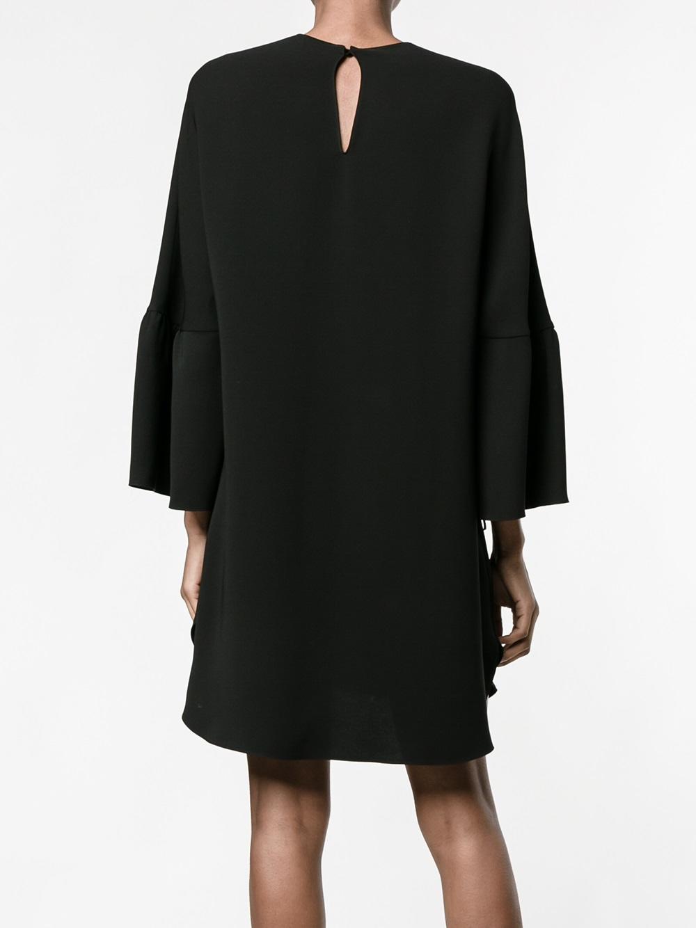 round neck mini dress