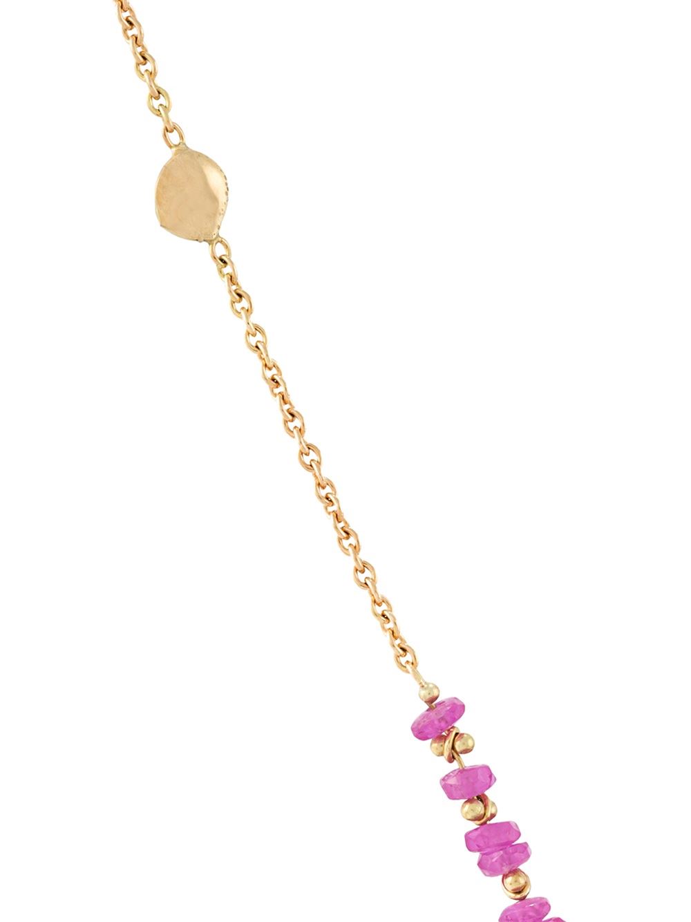 18kt yellow gold spinel necklace