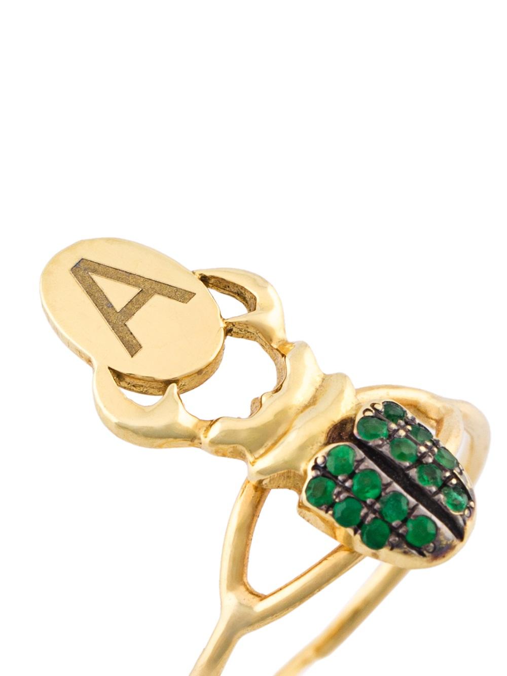 'Monogram Khepri' ring