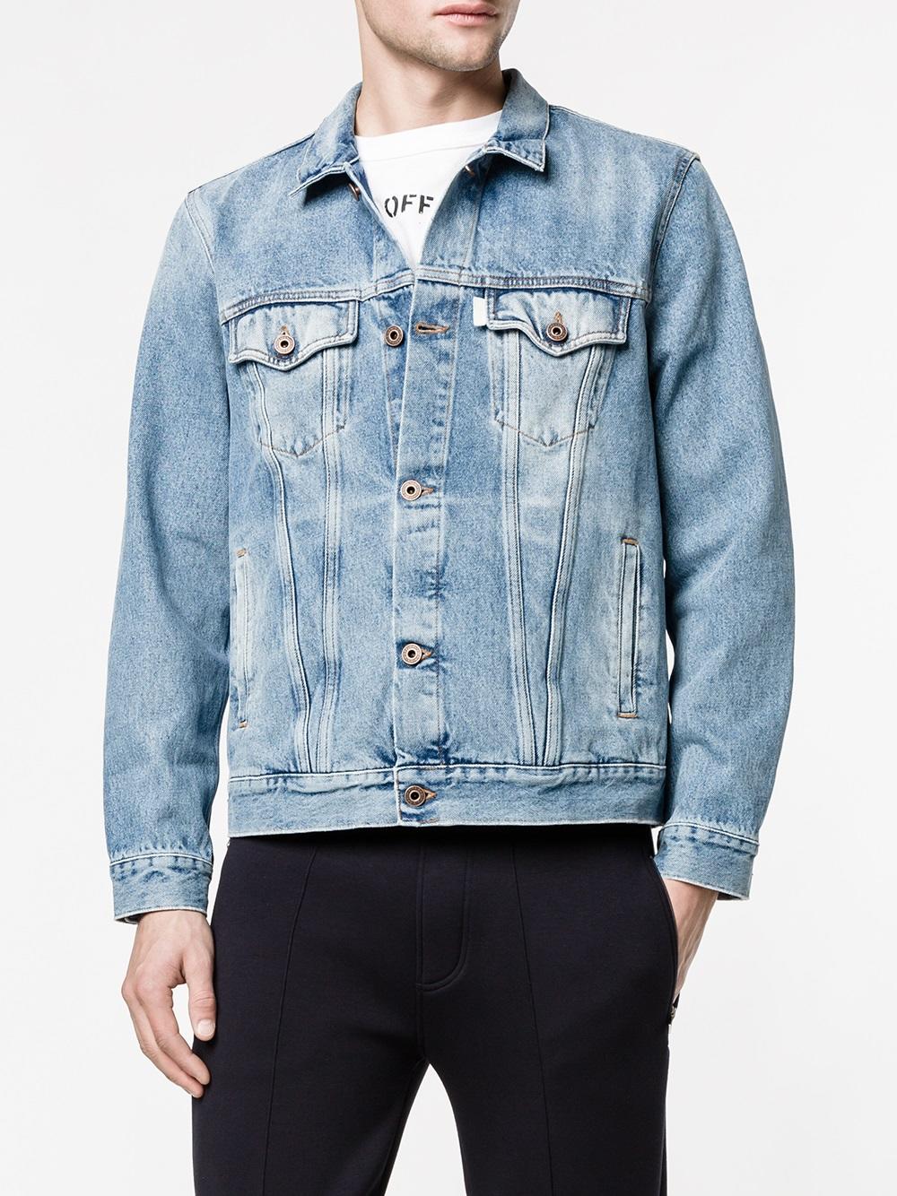 spray paint denim jacket