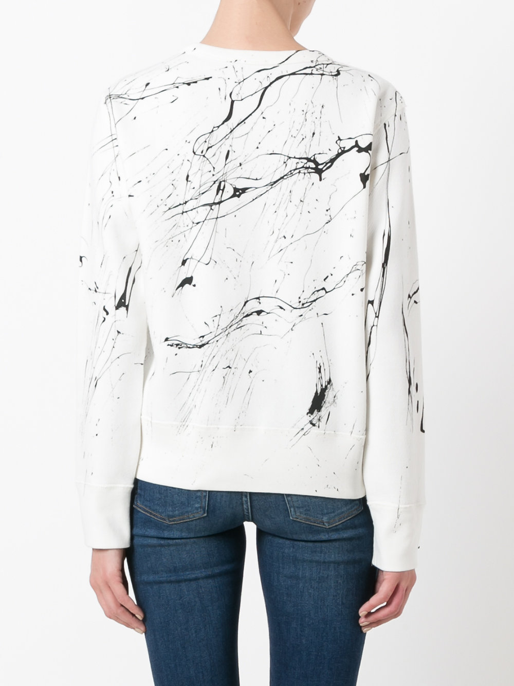 paint splash sweater