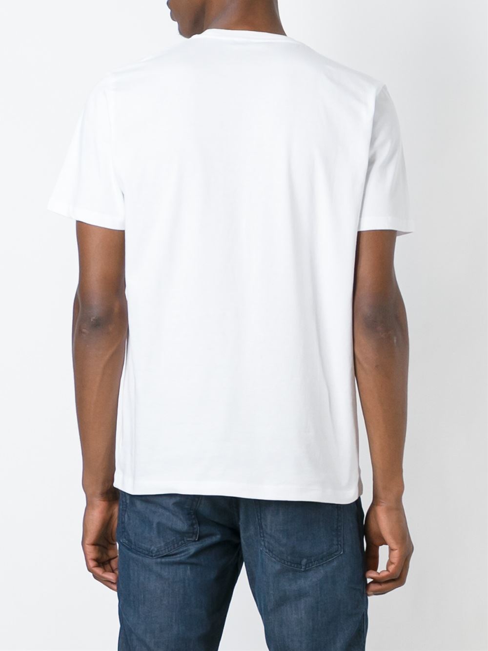 paisley print skull and bones patch T-shirt