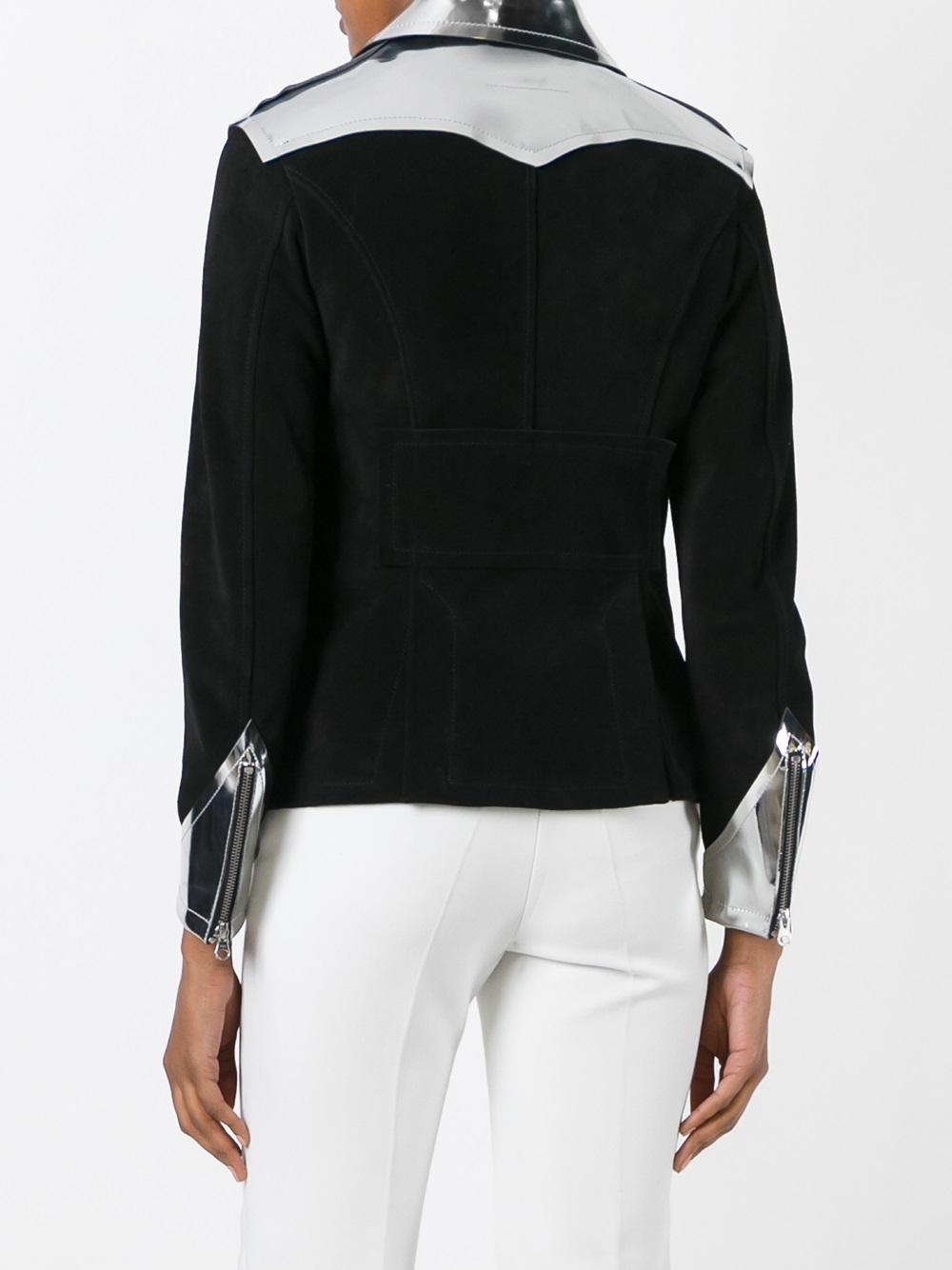 stylised metal trim jacket  