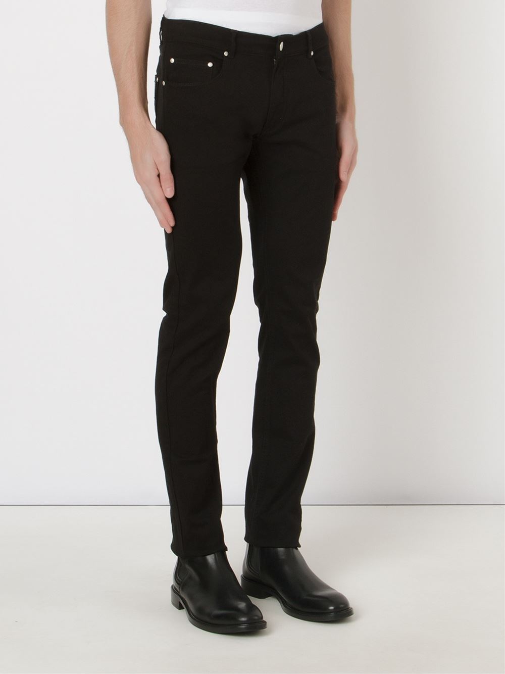 straight trousers