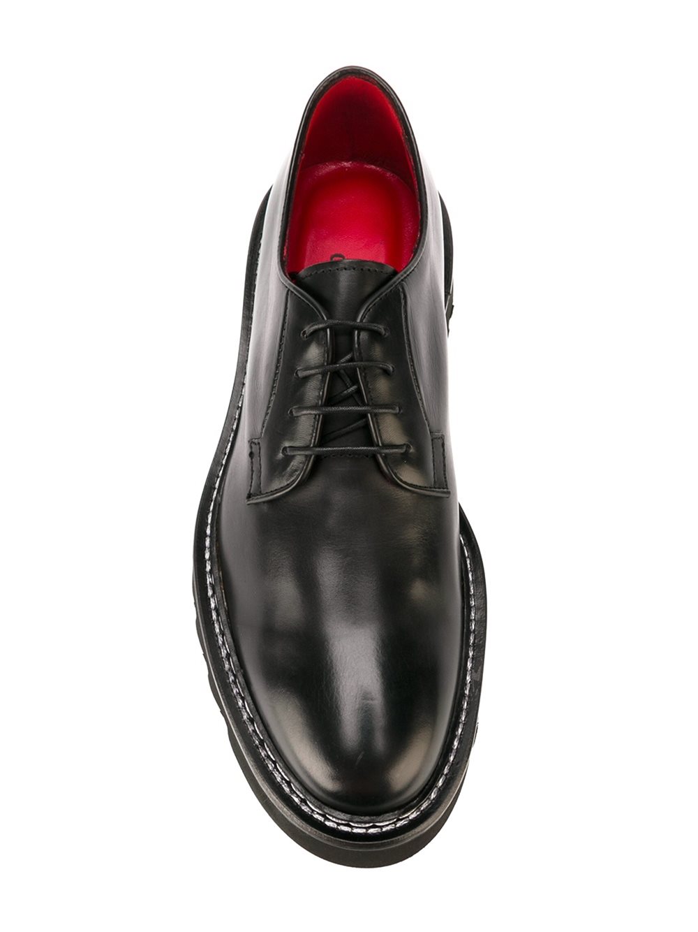 ridged sole Derby shoes
