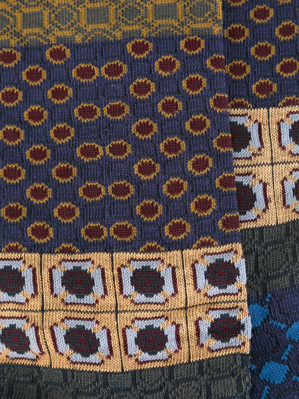 geometric print socks