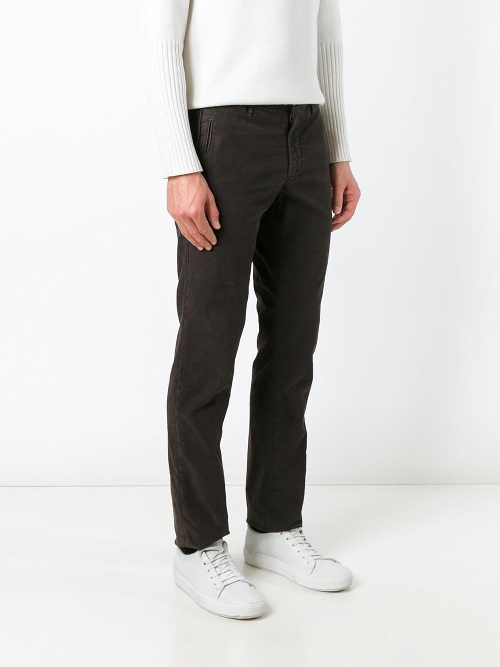 slim-fit trousers