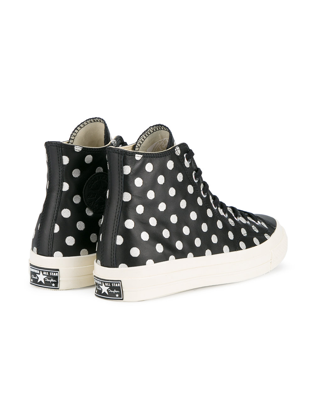 polka-dot Chuck Taylor sneakers