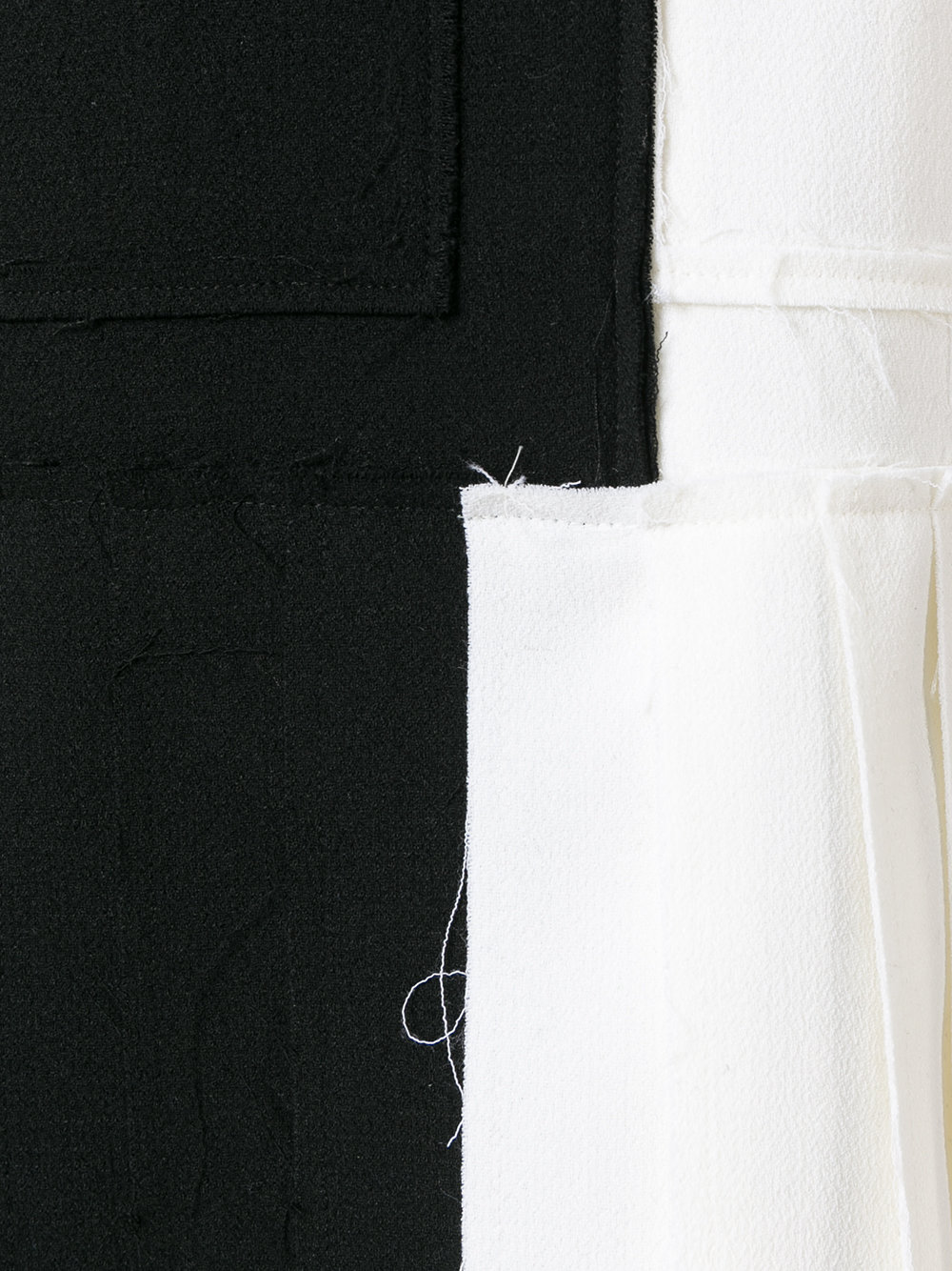 pleated colour block dress