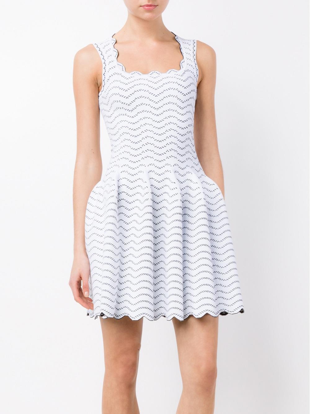 sleeveless A-line dress