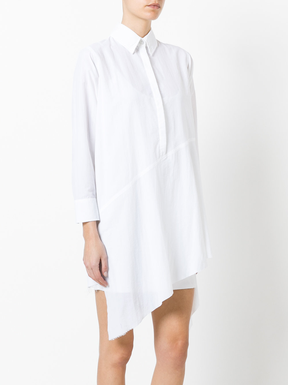 asymmetric hem shirt