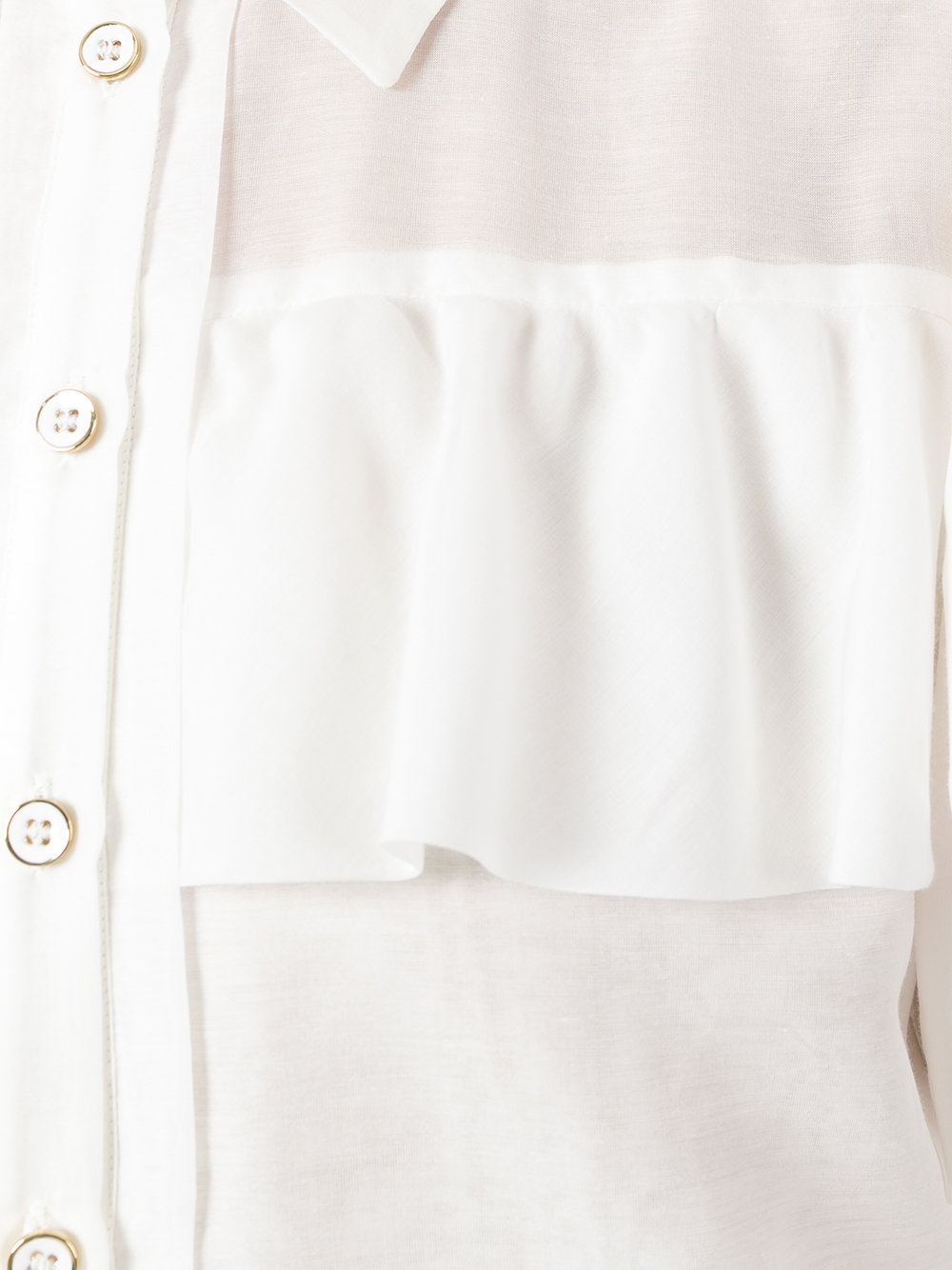 ruffled blouse
