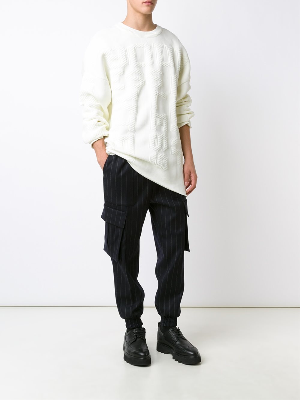 'Deboss' jumper
