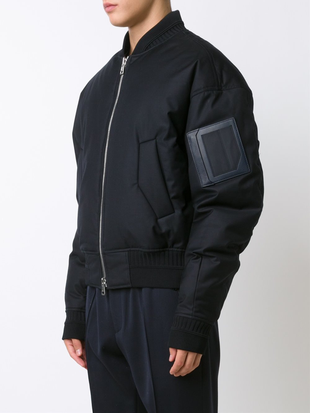 padded bomber jacket
