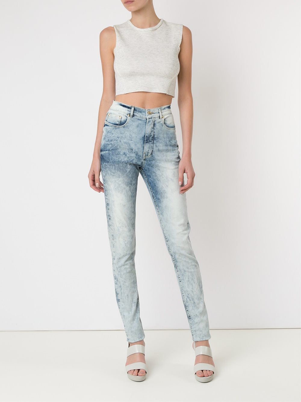 high waisted skinny jeans