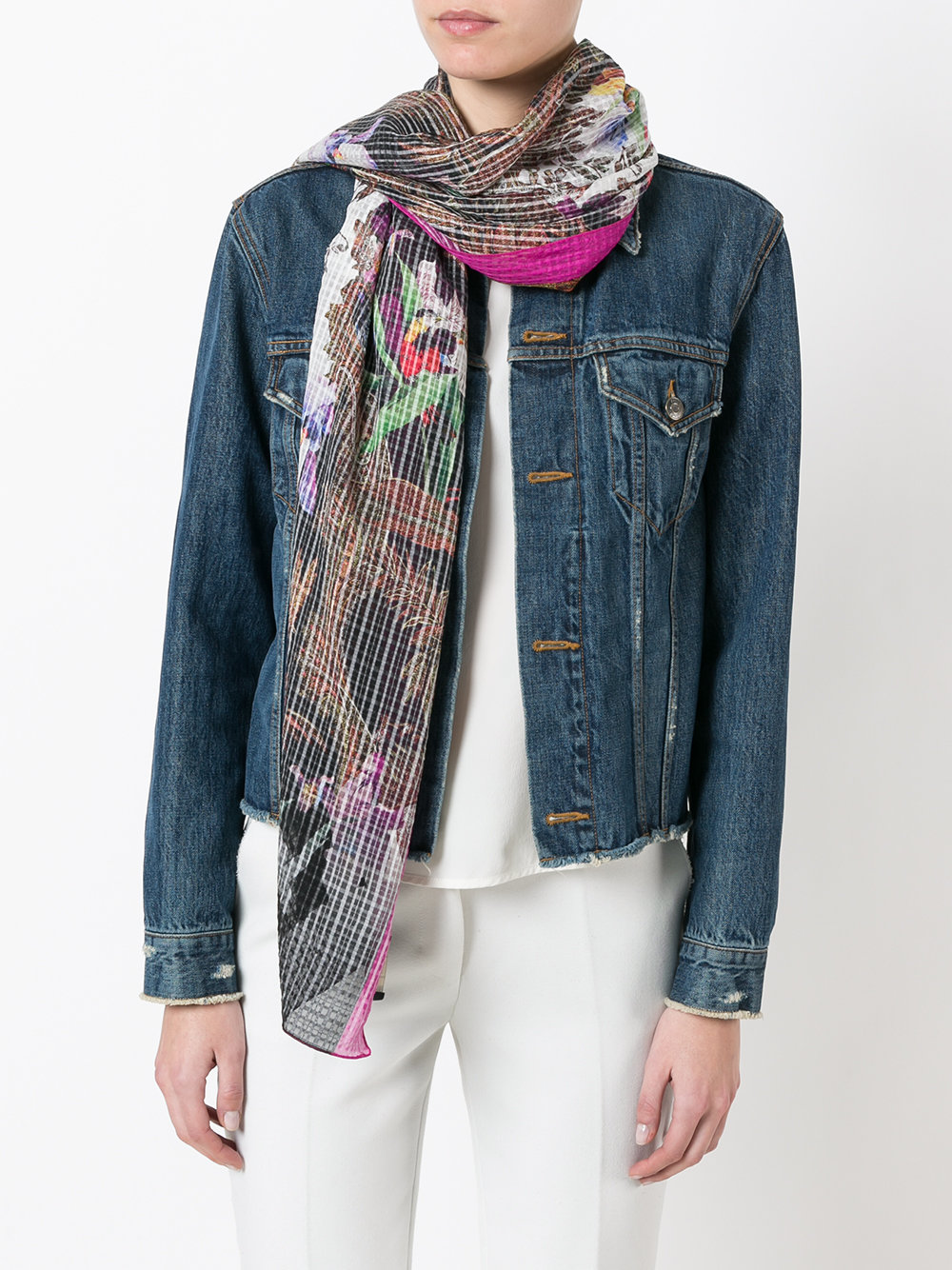 patterned scarf