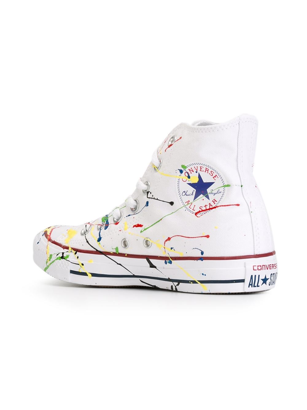 'Chuck Taylor All Star'泼漆橡胶板鞋