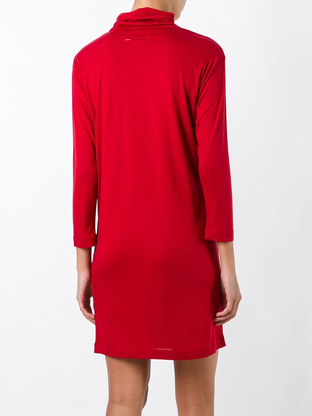 short turtleneck dress