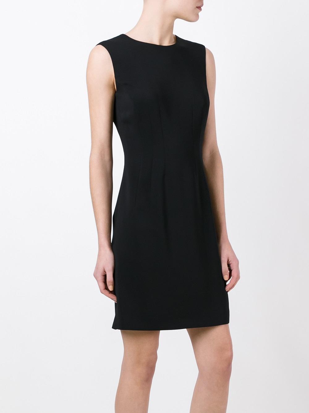 V-back jersey dress