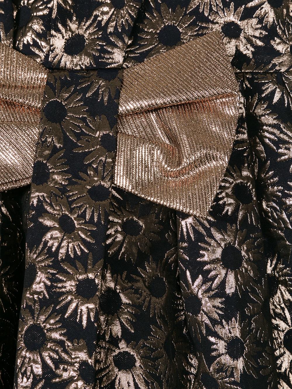 daisy jacquard dress