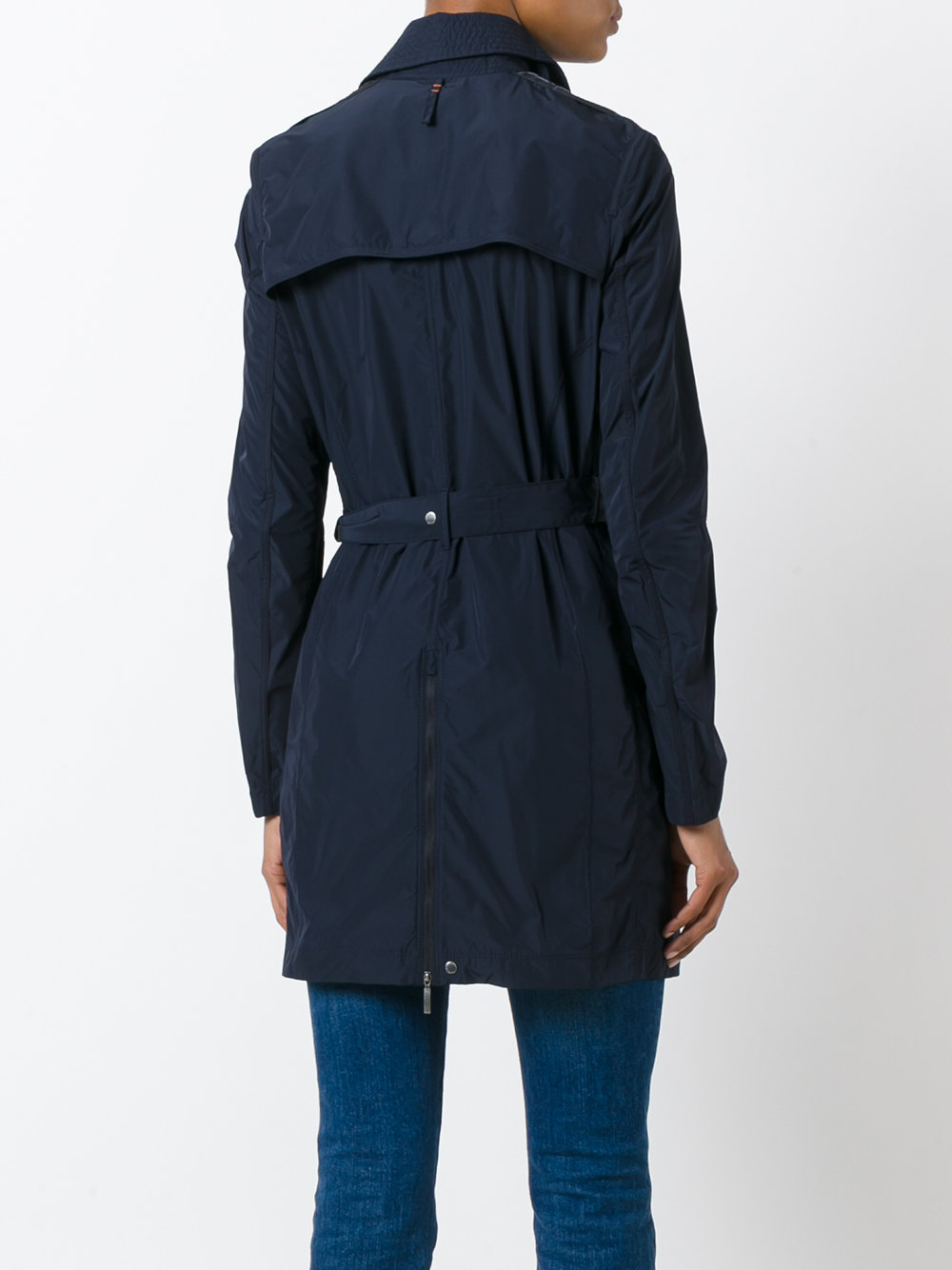 dislocated zip trenchcoat