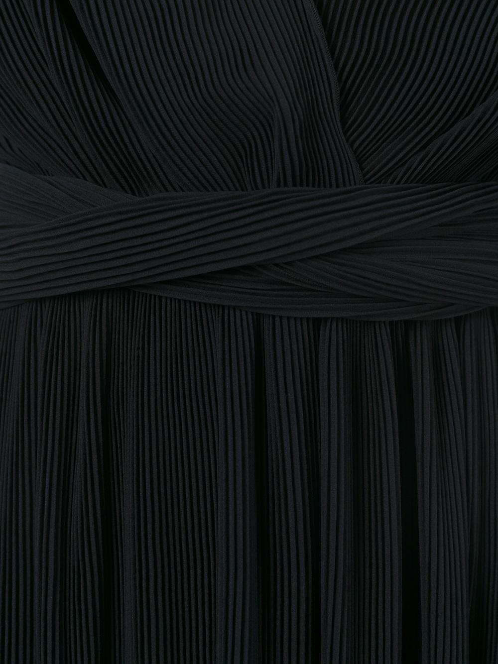 pleated gown