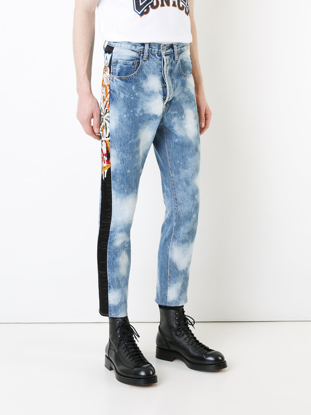 bleached jeans